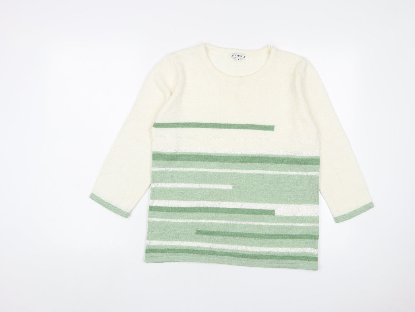 Womens UK Size S Annabelle Green Pullover Jumper