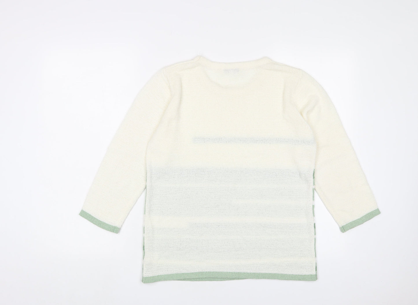 Womens UK Size S Annabelle Green Pullover Jumper