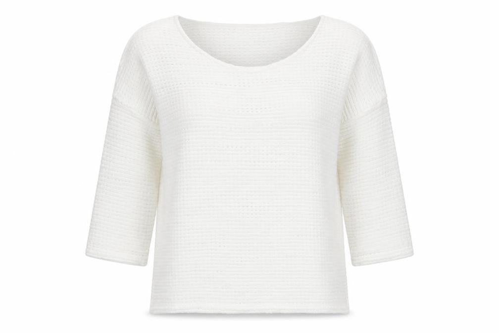 Womens UK Size XS French Connection White Pullover Jumper