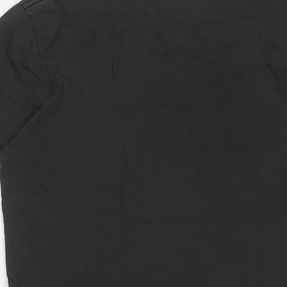 Levi's Mens Grey Cotton T-Shirt Size M Crew Neck - Birds