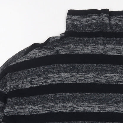 Womens UK Size S Sparkle & Fade Grey Pullover Jumper