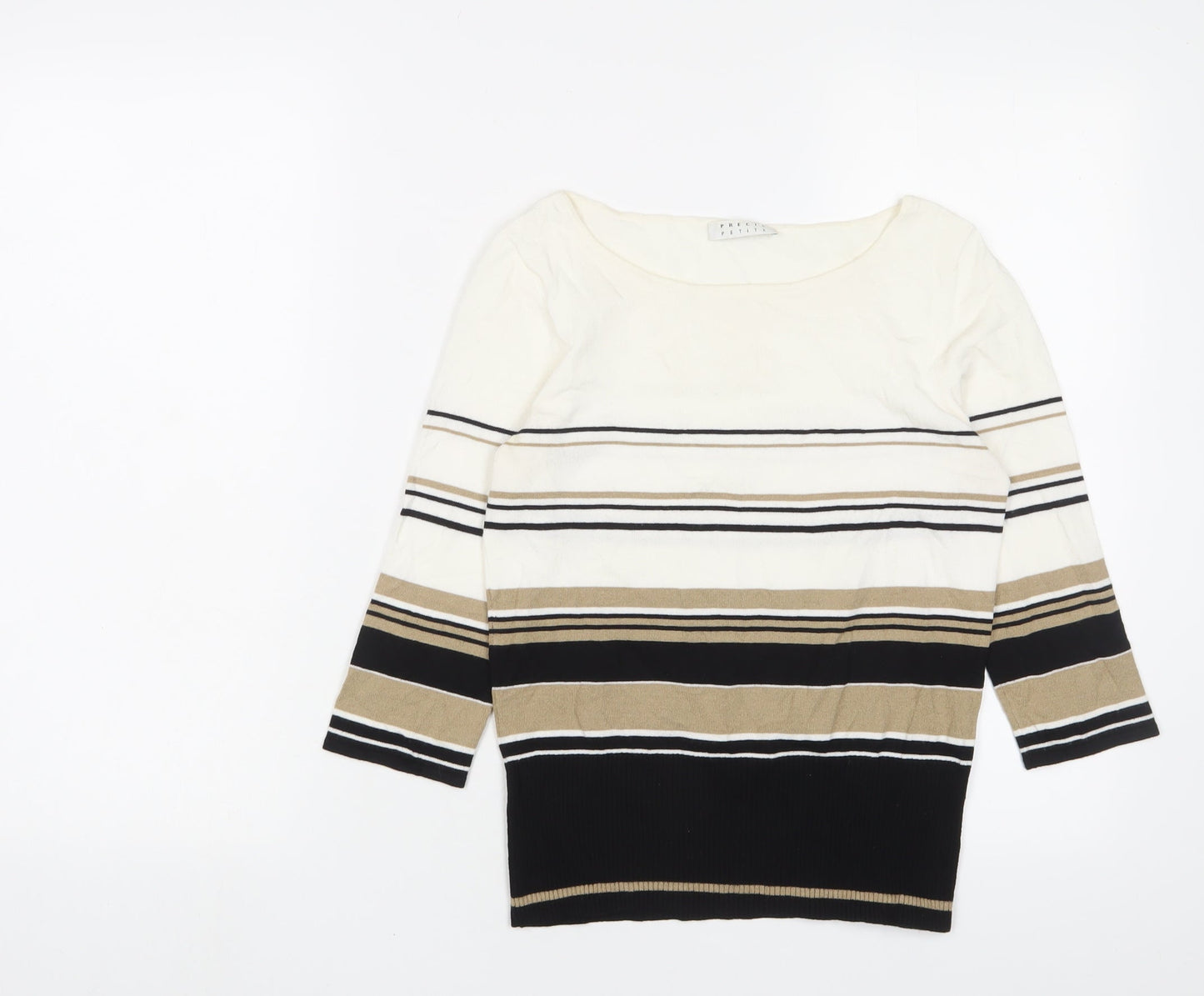 Womens UK Size S Precis Multicoloured Pullover Jumper