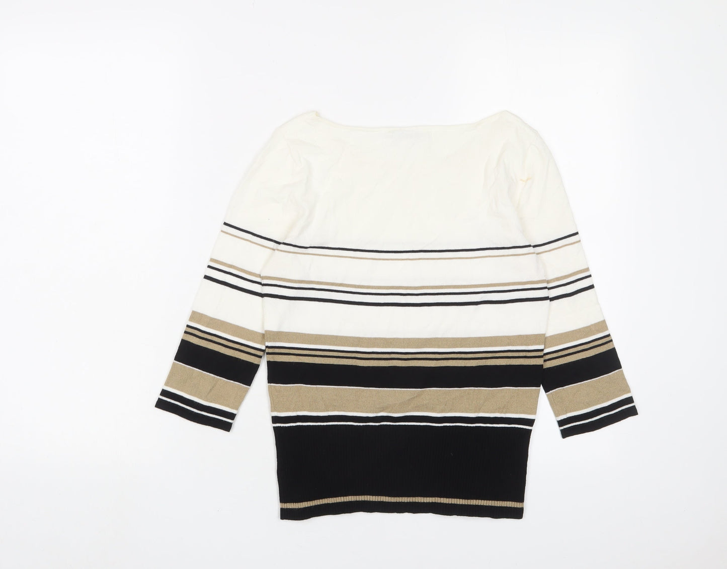 Womens UK Size S Precis Multicoloured Pullover Jumper