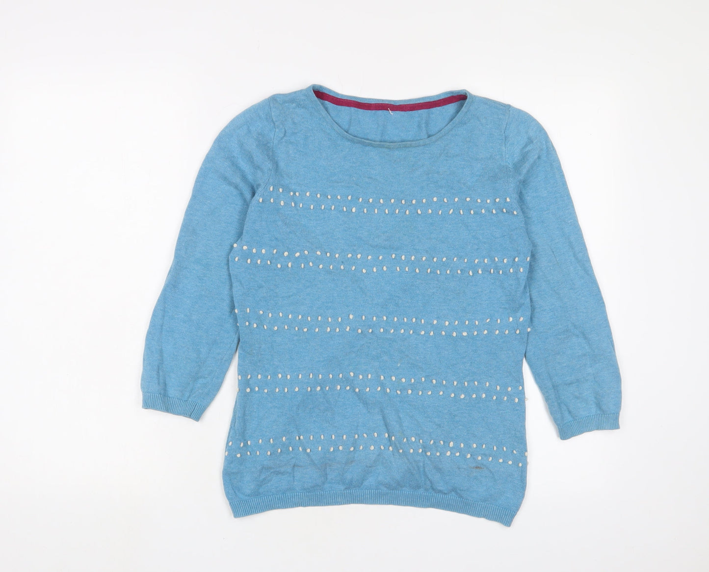 Womens UK Size S Ness Blue Pullover Jumper