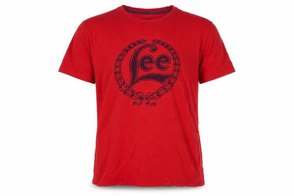 Mens UK Size S Lee Red  T-Shirt