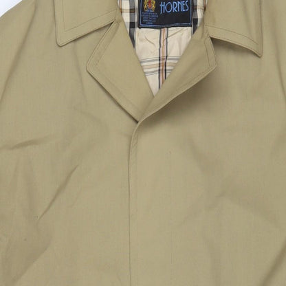 Mens UK Size XL Horne Brothers Beige Overcoat