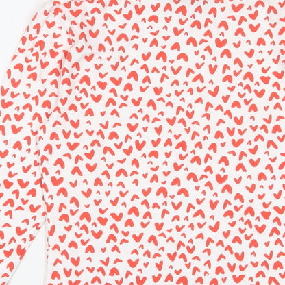 Womens UK Size 8 Marks and Spencer Red Basic T-Shirt