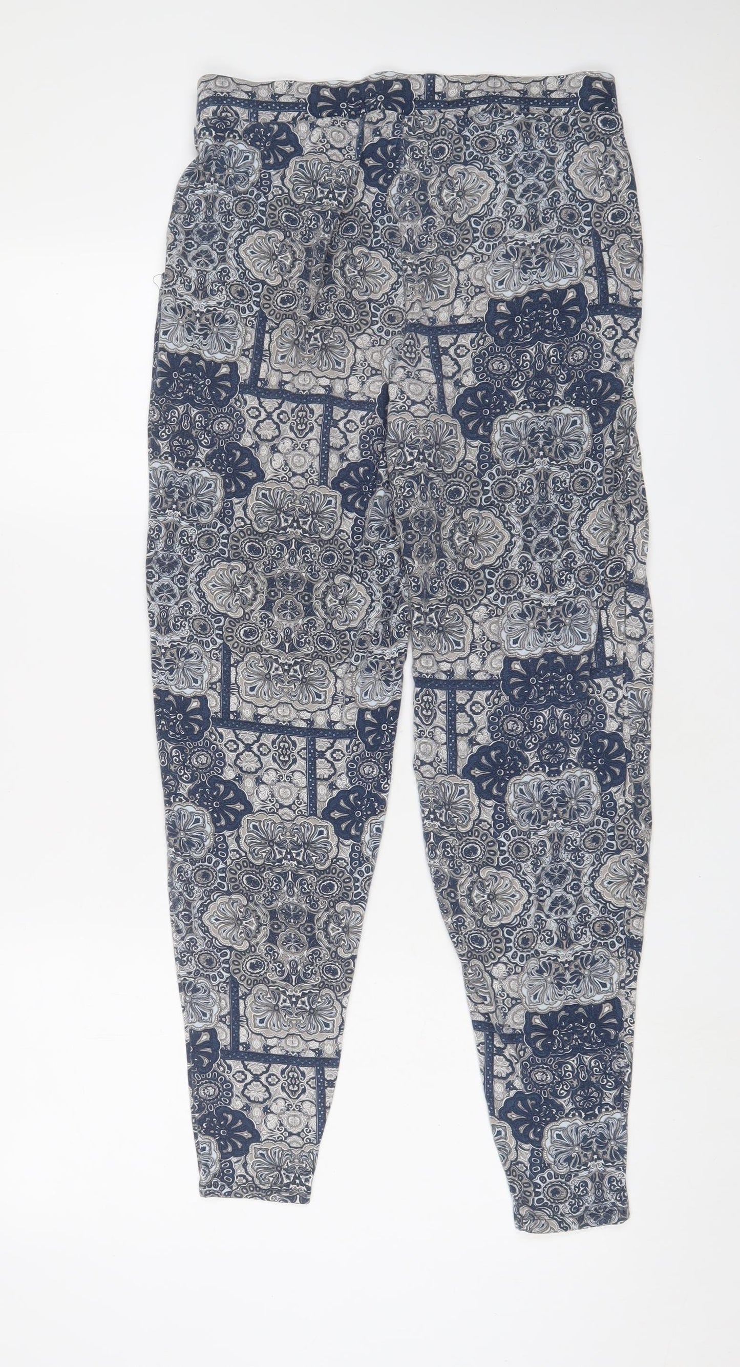 Womens UK Size 10 NEXT Regular Fit  Blue Trousers
