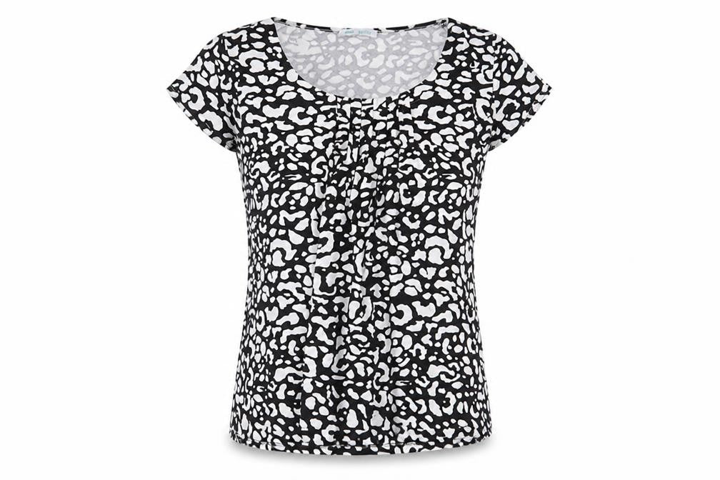 Womens UK Size 12 Marks and Spencer Black Basic T-Shirt