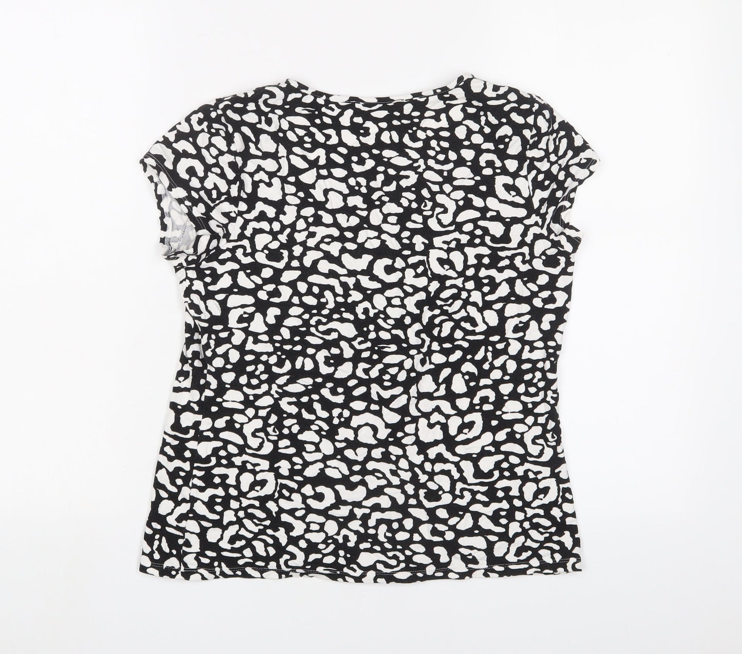 Womens UK Size 12 Marks and Spencer Black Basic T-Shirt