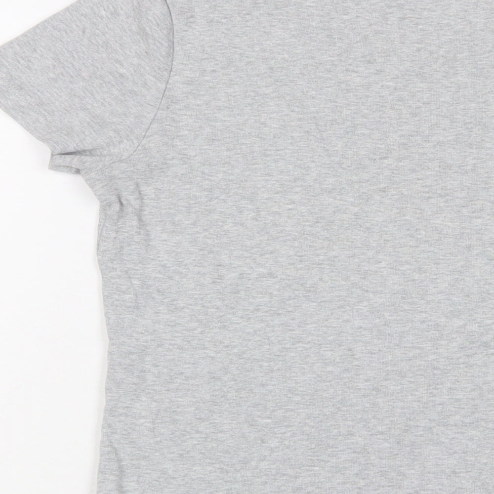 Womens UK Size M Esprit Grey Basic T-Shirt