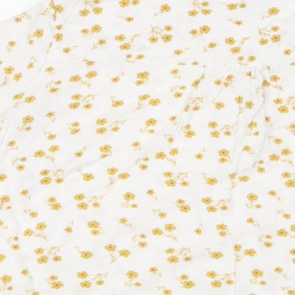 Womens UK Size 16 Marks and Spencer White Basic Blouse