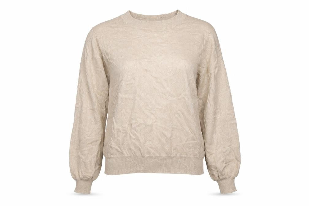 Womens UK Size M Marks and Spencer Gold Pullover Jumper
