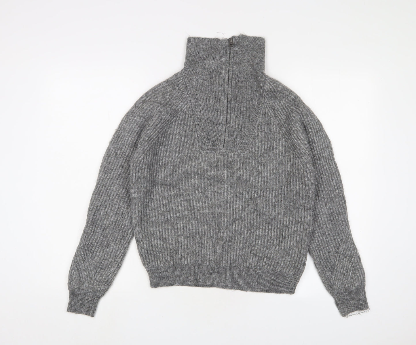 Womens UK Size S Marks and Spencer Grey Pullover Jumper