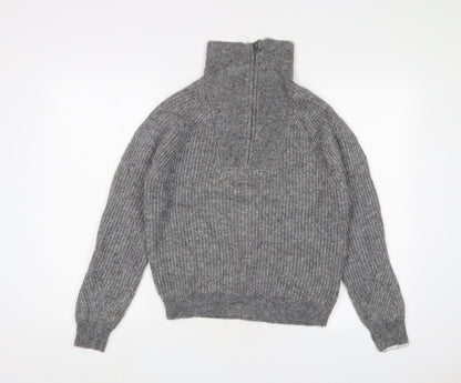 Womens UK Size S Marks and Spencer Grey Pullover Jumper