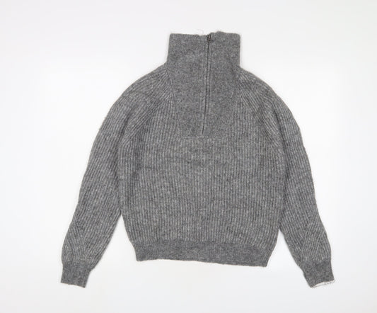 Womens UK Size S Marks and Spencer Grey Pullover Jumper