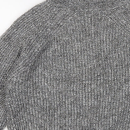 Womens UK Size S Marks and Spencer Grey Pullover Jumper