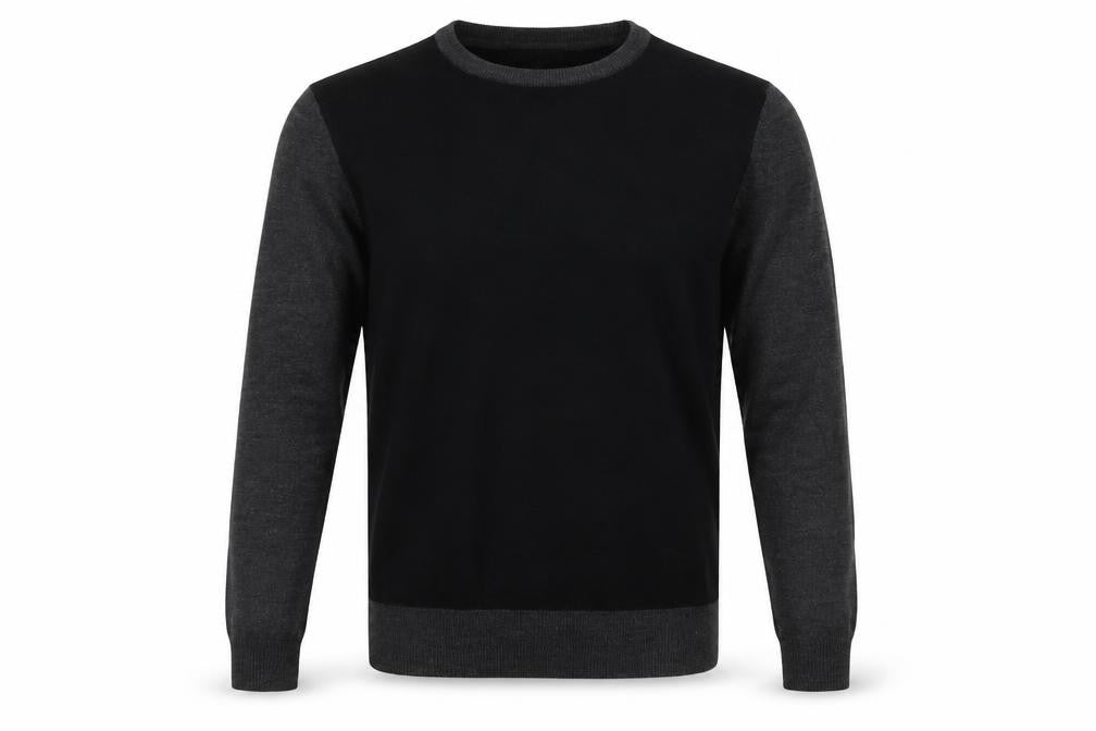 Mens UK Size M New Look Black Pullover Jumper