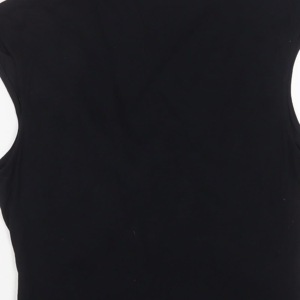 Womens UK Size 14 Marks and Spencer Black Basic Tank