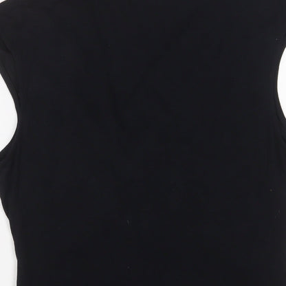 Womens UK Size 14 Marks and Spencer Black Basic Tank