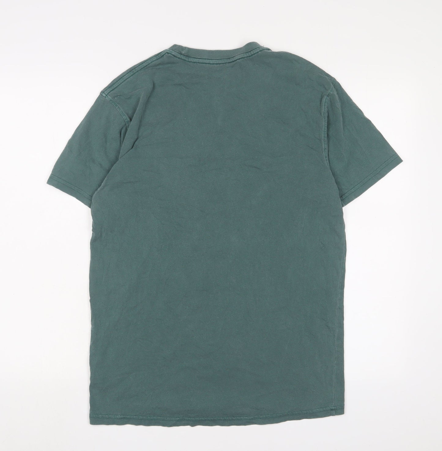 EMI Mens Green Cotton T-Shirt Size M Crew Neck - Washington DC