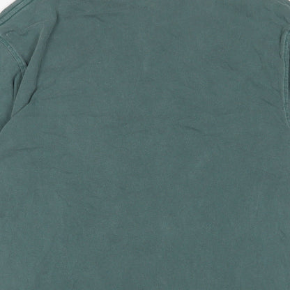 EMI Mens Green Cotton T-Shirt Size M Crew Neck - Washington DC