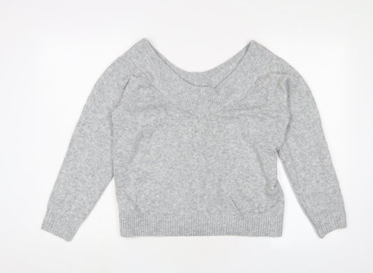 Womens UK Size M H&M Grey Pullover Jumper
