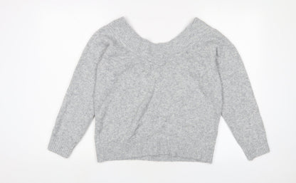 Womens UK Size M H&M Grey Pullover Jumper