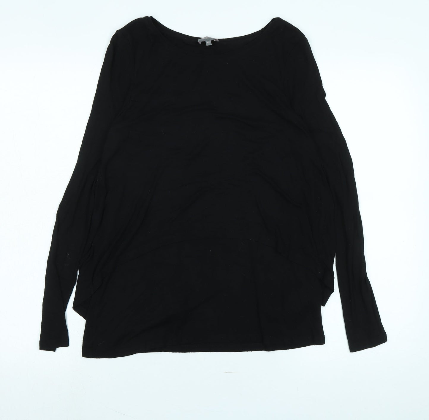 Womens UK Size 10 Phase Eight Black Tunic Blouse