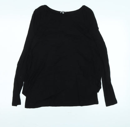 Womens UK Size 10 Phase Eight Black Tunic Blouse