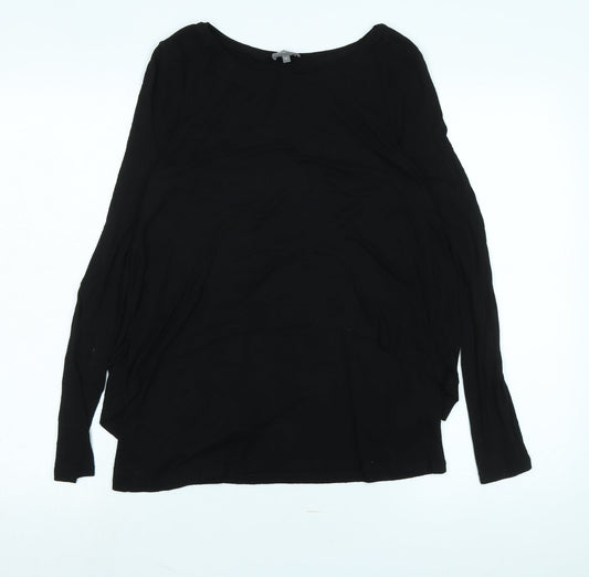 Womens UK Size 10 Phase Eight Black Tunic Blouse