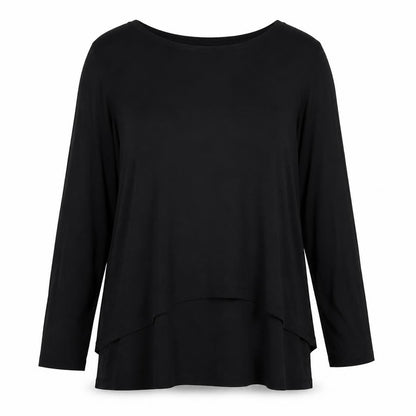 Womens UK Size 10 Phase Eight Black Tunic Blouse