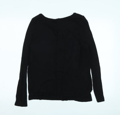 Womens UK Size 10 Phase Eight Black Tunic Blouse