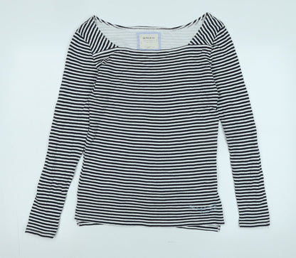 Womens UK Size 12 Quba & Co Black Jersey T-Shirt