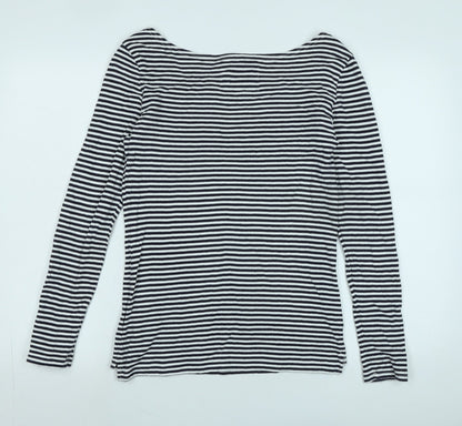 Womens UK Size 12 Quba & Co Black Jersey T-Shirt