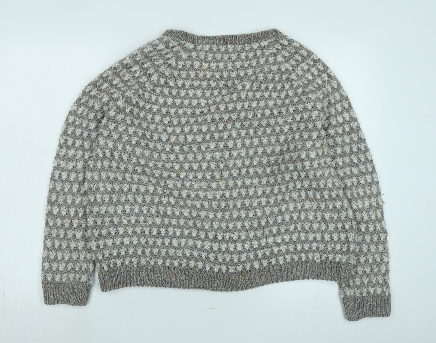 Womens UK Size 16 Indigo Grey Pullover Jumper