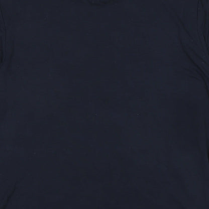 Womens UK Size L Oasis Blue Basic T-Shirt