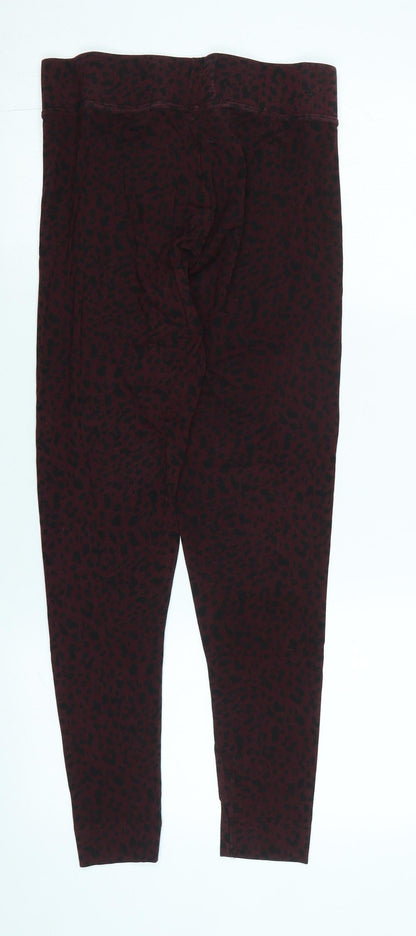 Womens UK Size 14 Marks and Spencer  Capri Red Leggings