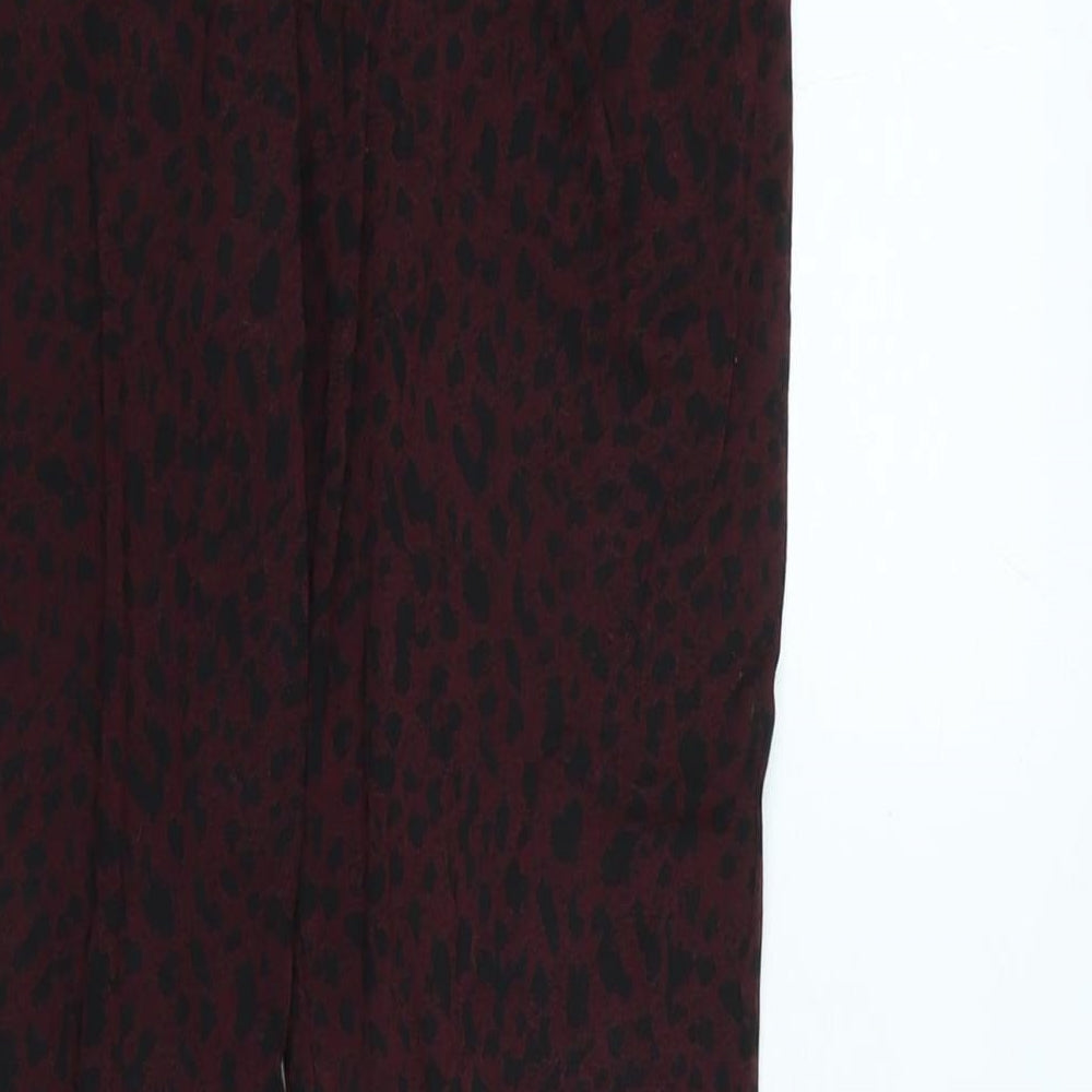 Womens UK Size 14 Marks and Spencer  Capri Red Leggings