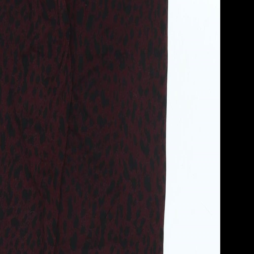 Womens UK Size 14 Marks and Spencer  Capri Red Leggings