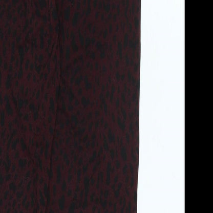 Womens UK Size 14 Marks and Spencer  Capri Red Leggings