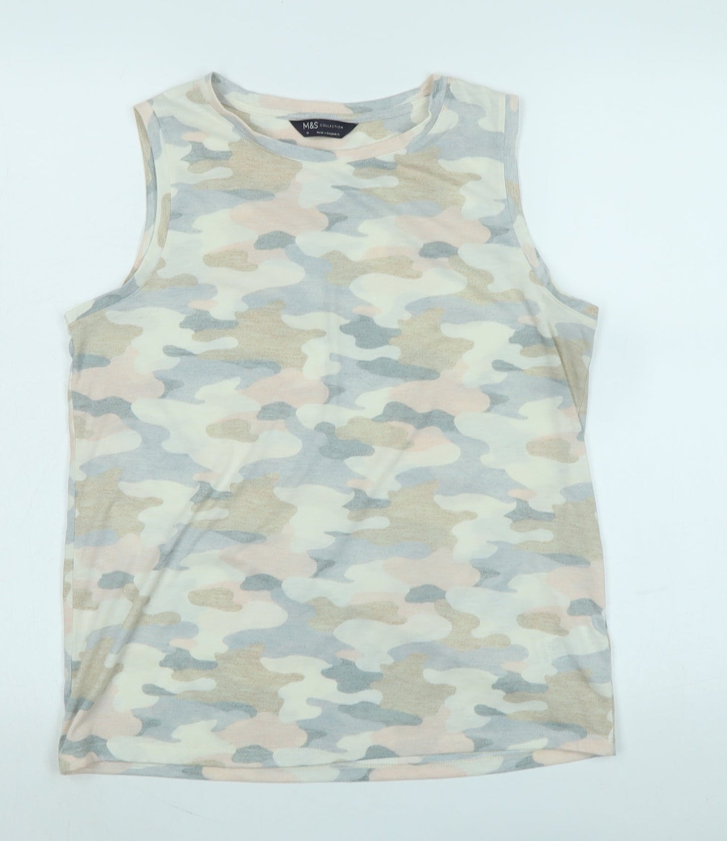 Womens UK Size 10 Marks and Spencer Multicoloured Basic Tank