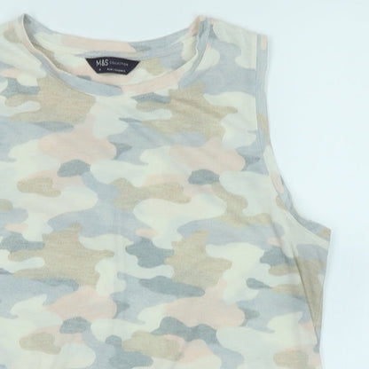 Womens UK Size 10 Marks and Spencer Multicoloured Basic Tank
