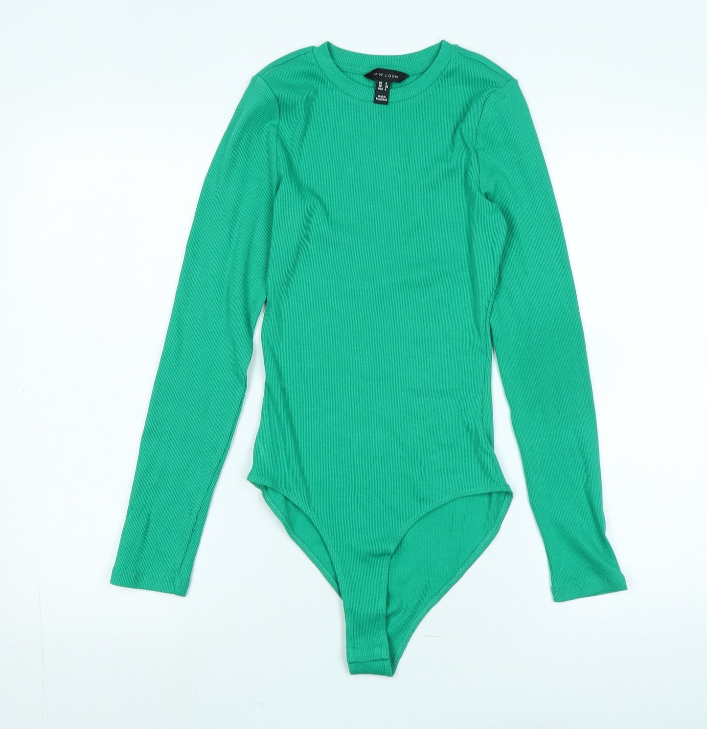 Womens UK Size 8 New Look Green Jersey T-Shirt