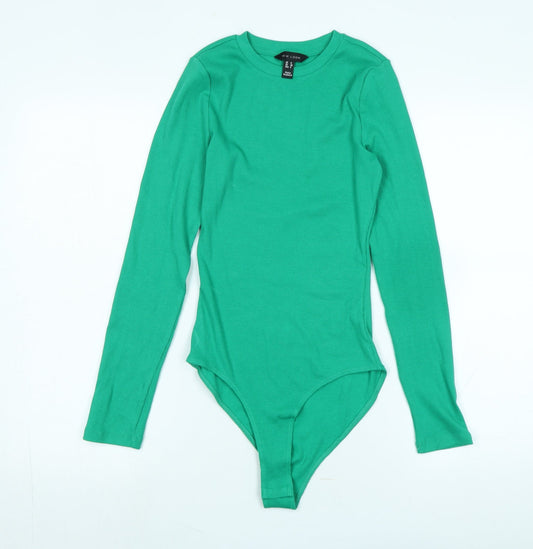 Womens UK Size 8 New Look Green Jersey T-Shirt