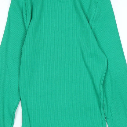 Womens UK Size 8 New Look Green Jersey T-Shirt