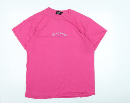Mens UK Size S boohoo man Pink  T-Shirt