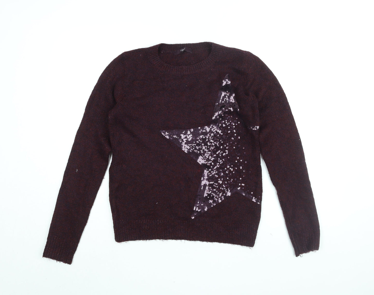 Womens UK Size 6 NEXT Red Pullover Jumper