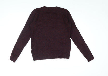 Womens UK Size 6 NEXT Red Pullover Jumper