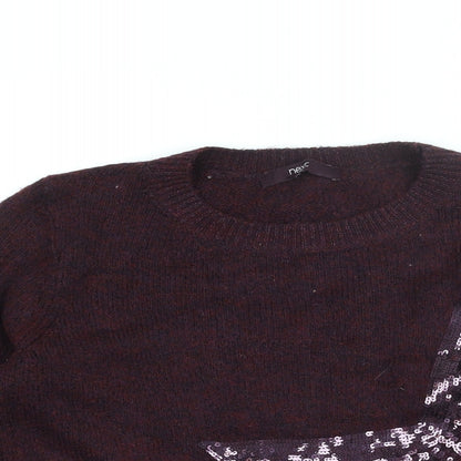 Womens UK Size 6 NEXT Red Pullover Jumper